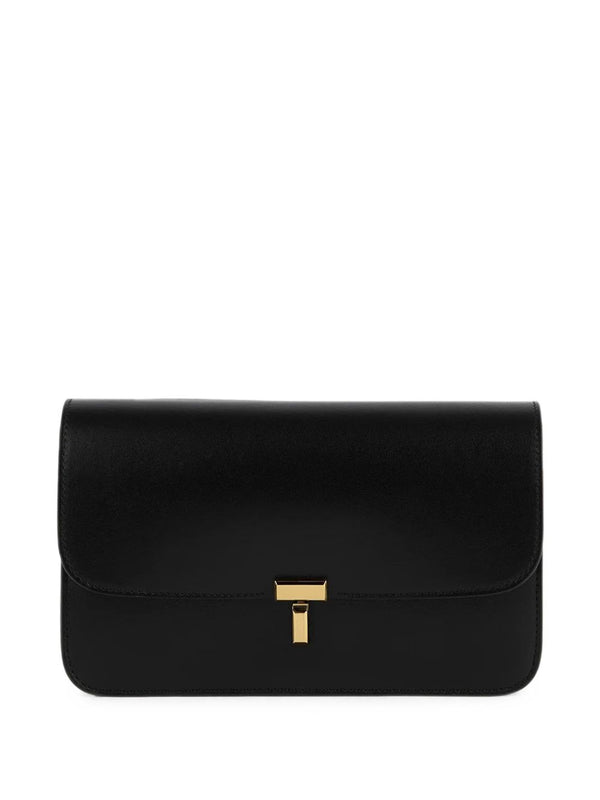 T-Lock Leather Crossbody Bag