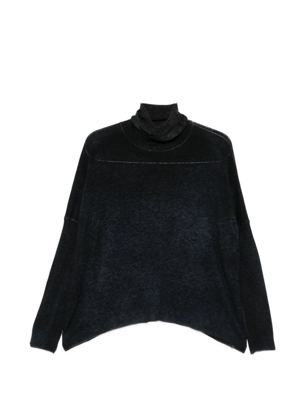 Ultralight Cashmere Turtle-Neck Sweater