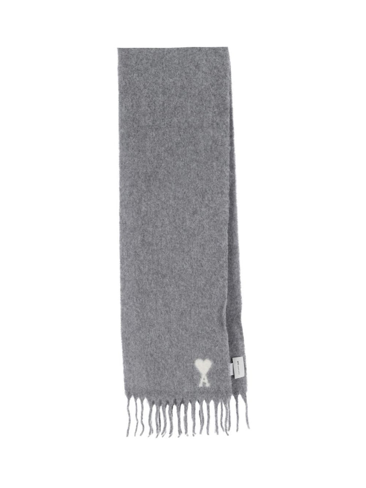 Ami Paris Scarfs - GREY | 6f172ad589325945351166fa4099a49ec192c96a