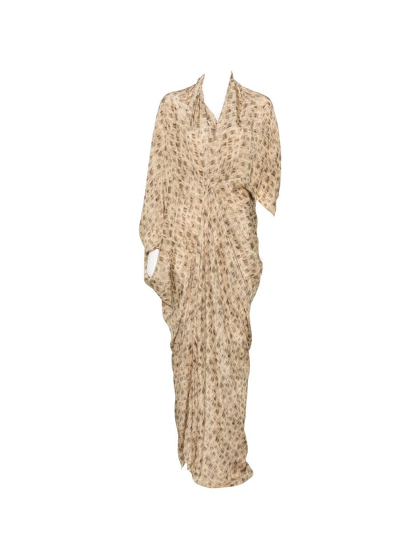 Mayu Printed Long Dress