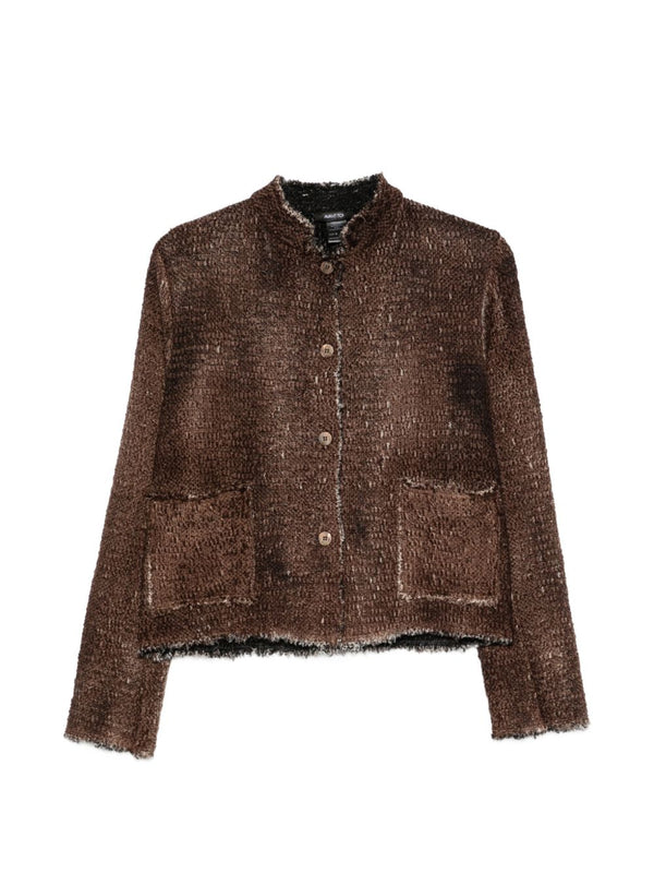 Wool Crewneck Jacket