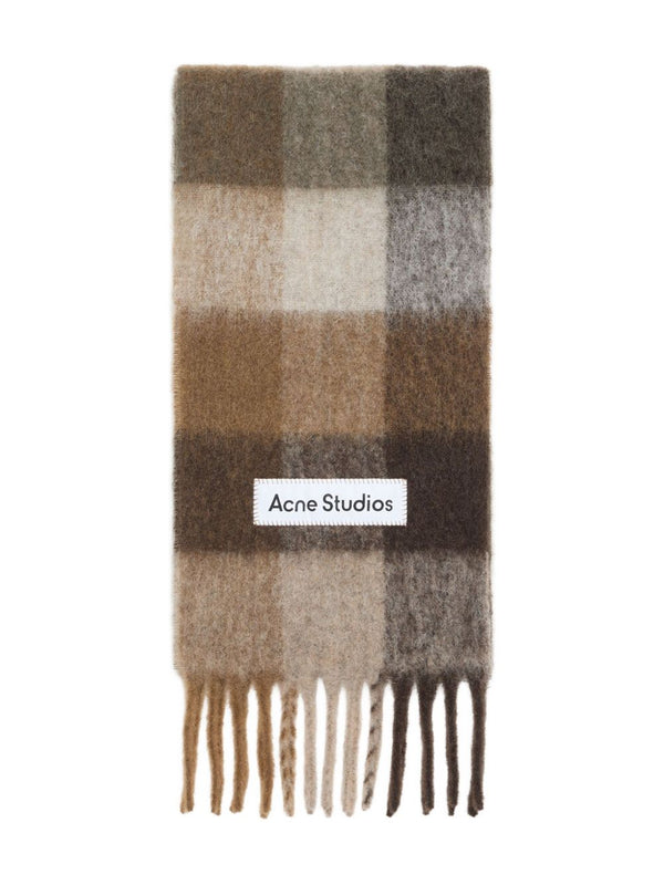 Wool Checked Scarf