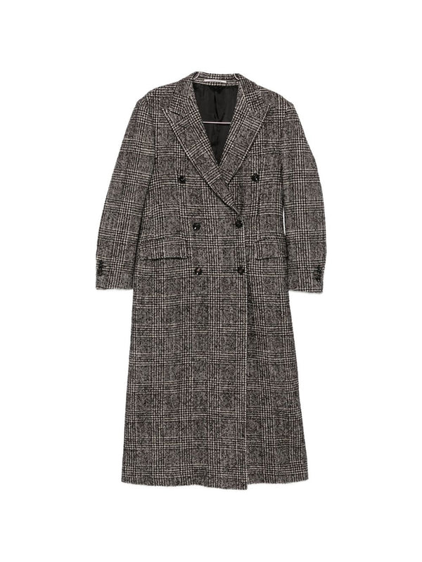 Wool Long Double-Breasted Coat