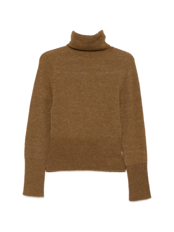 Eira Wool Turtle-Neck Sweater