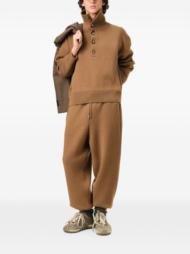 Ami Paris Sweaters - BROWN | 3b943618d153d343c0e41263a4819f45093b0a43