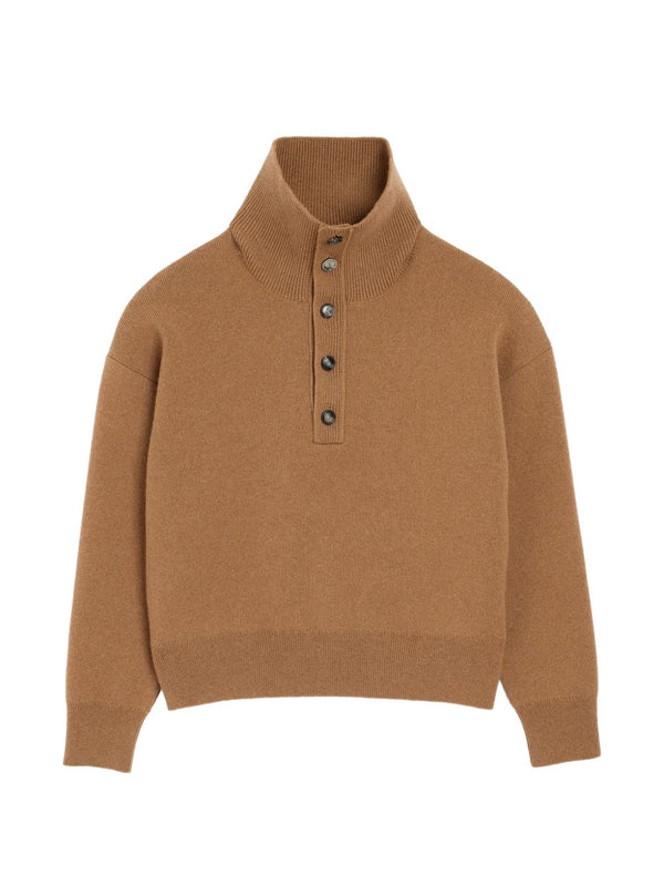 Wool High-Neck Sweater
