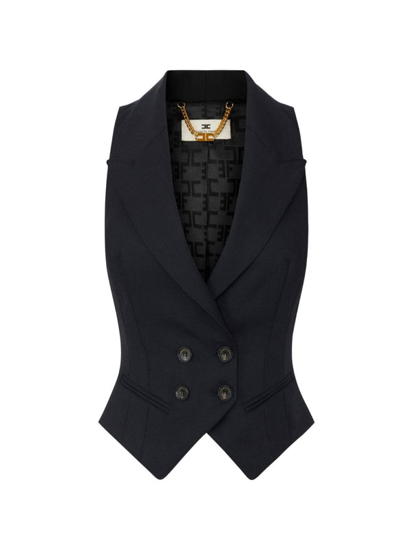 Wool Double-Breasted Vest