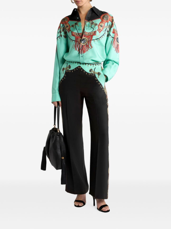 Etro Trousers - BLACK | a91227af465d6b79be3f59bf456f038696723c3a