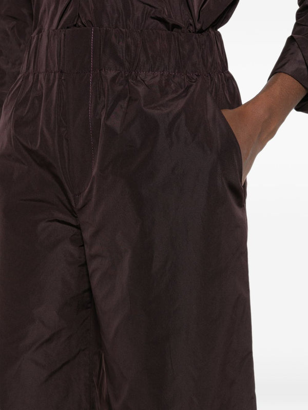 Taffetas Wide-Leg Trousers
