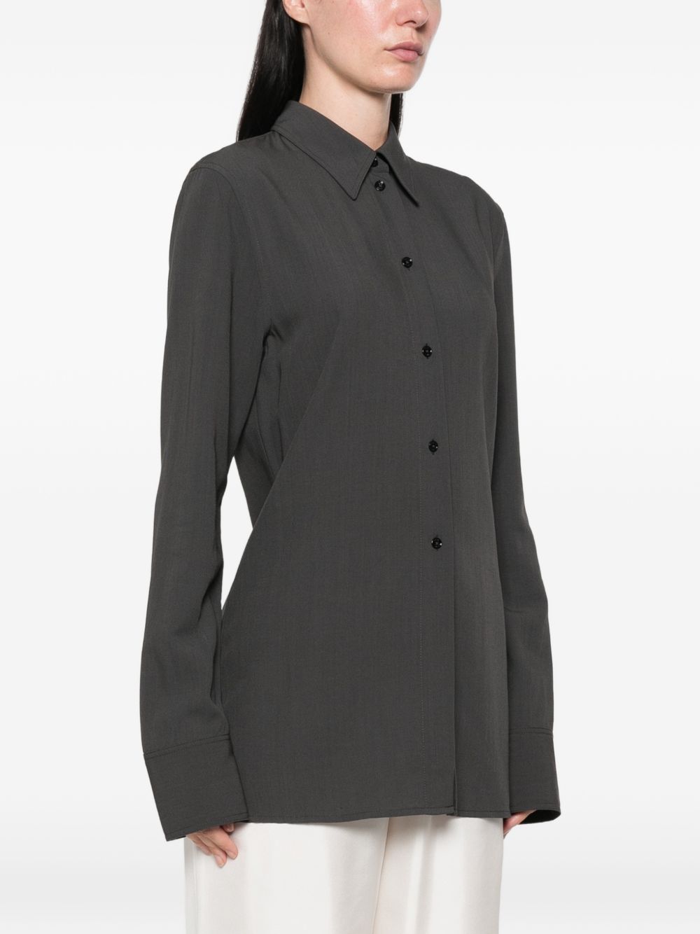 Toteme Main Shirts - BLACK | 1e0047c281d3260602824f99d638cd6d70441ffc