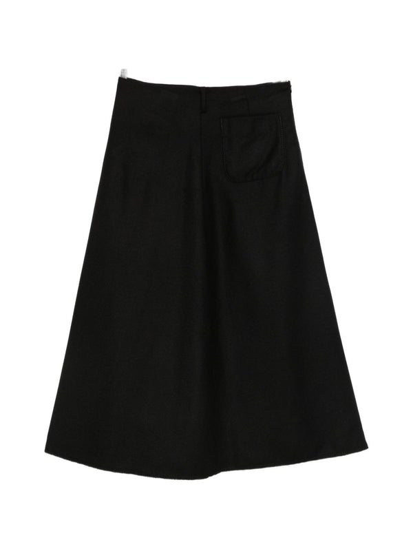 Wool Long Skirt