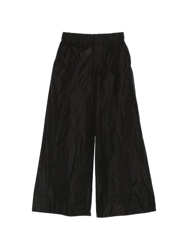 Taffetas Wide-Leg Trousers