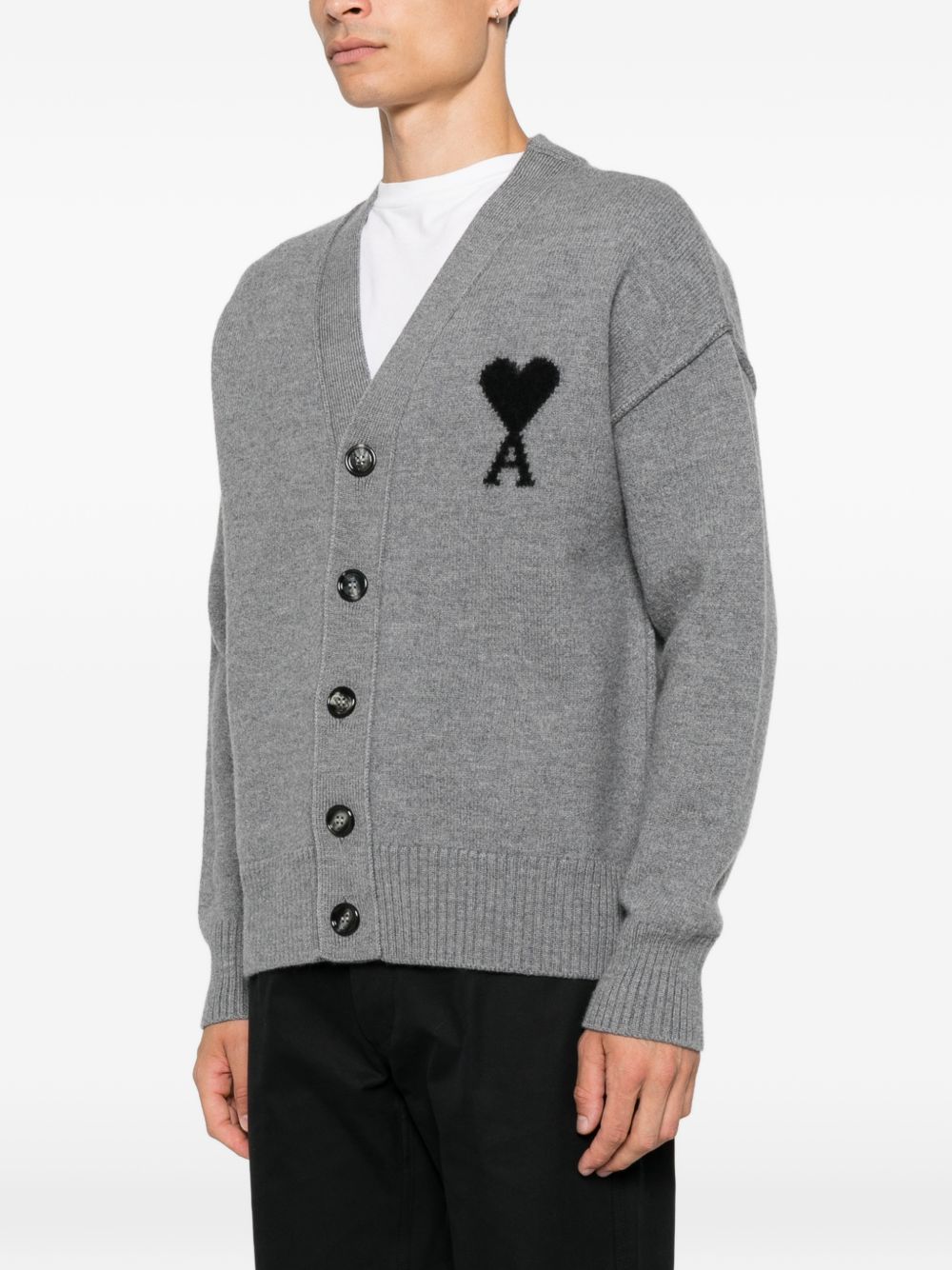 Ami Paris Sweaters - GREY | 26c64941306440594611349bb1952a9412120616