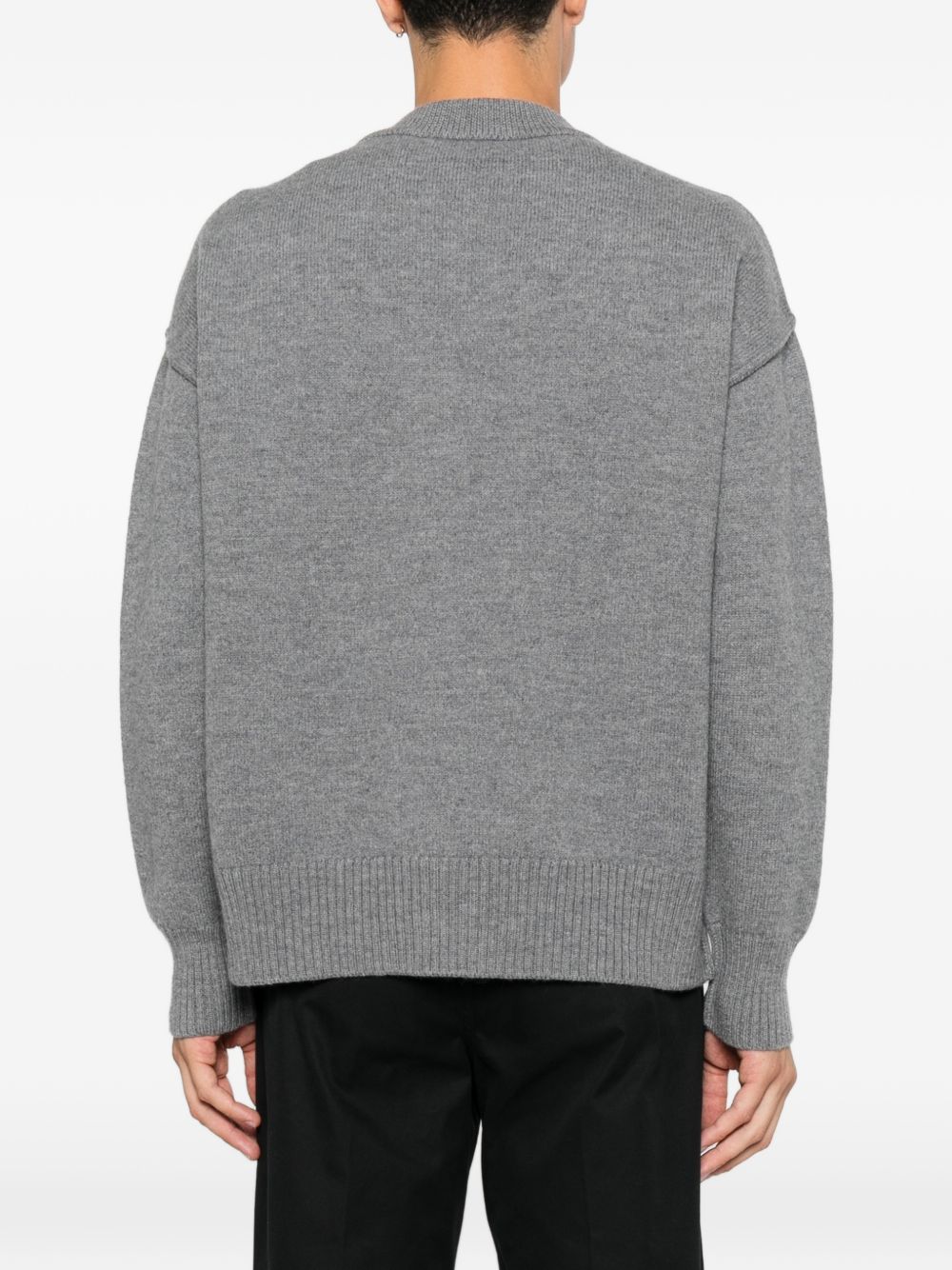 Ami Paris Sweaters - GREY | 7fb357e160727fe43afd3b369bd2ec4e64465f97