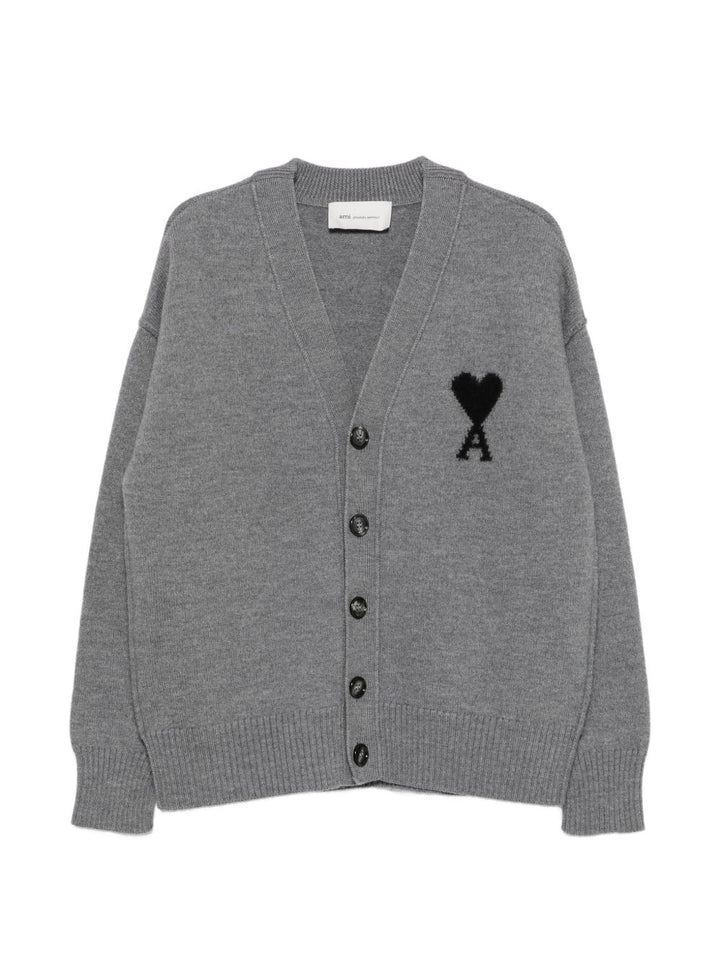 Ami Paris Sweaters - GREY | 0faed766de5d5ed77e35466223a0072a03b8f727