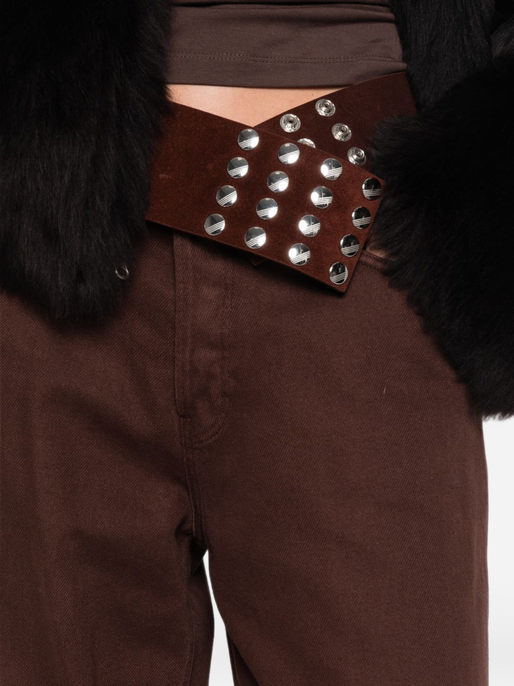Haikure Jeans - BROWN | 01b2ef17f307135a0b92389bf5bf0d147b50d14d