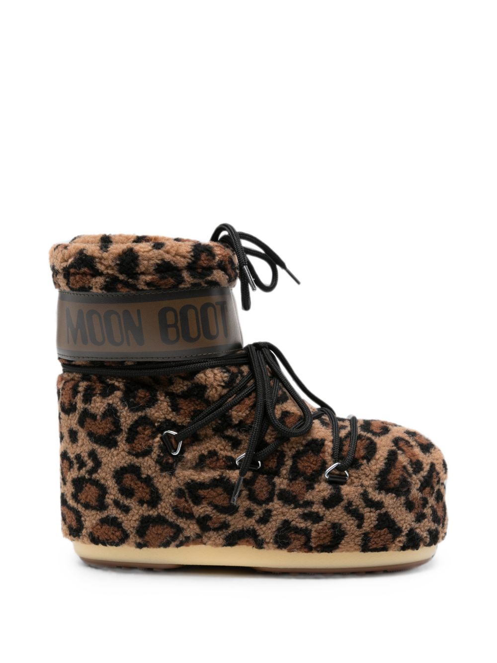 Moon Boot Icon Low Leopard Print Snow Boots