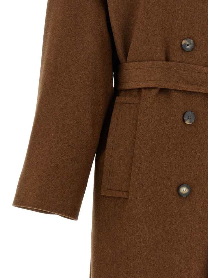 Alberto Biani Wool Long Coat