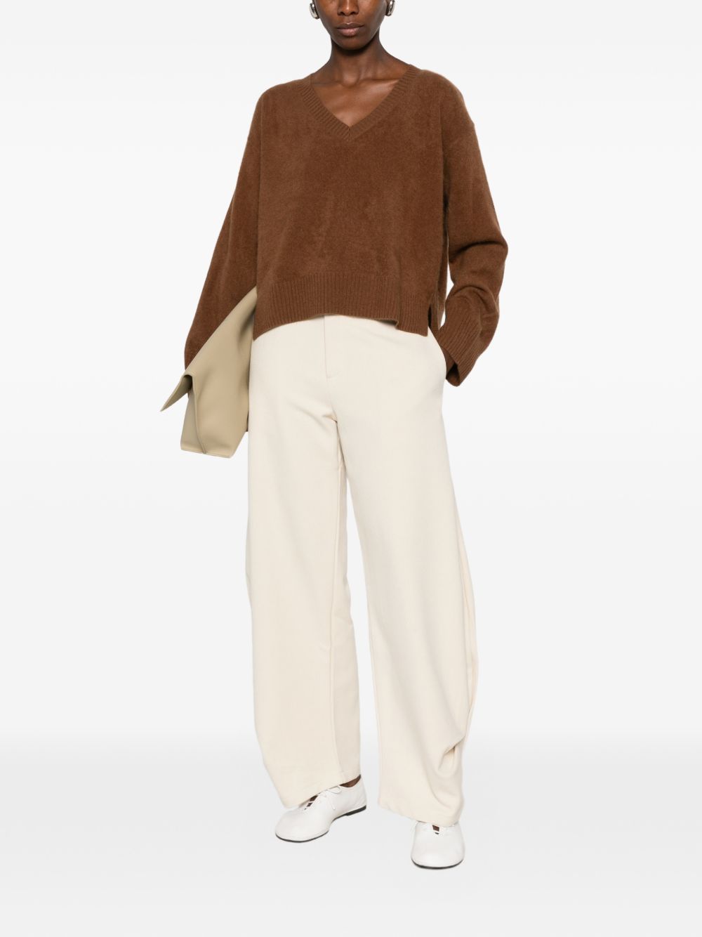Ct Plage Wool V-Necked Jumper