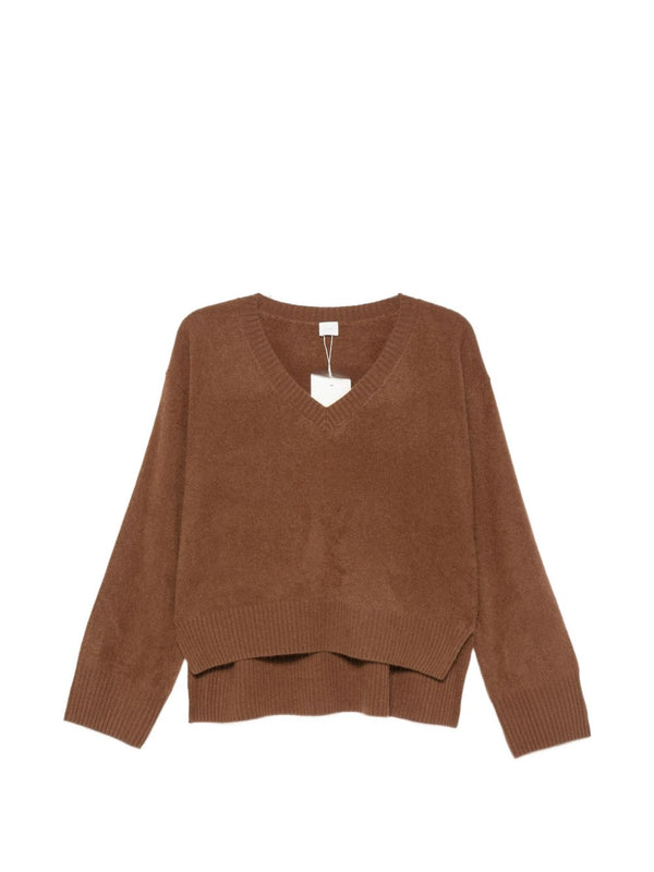 Wool V-Necked Jumper