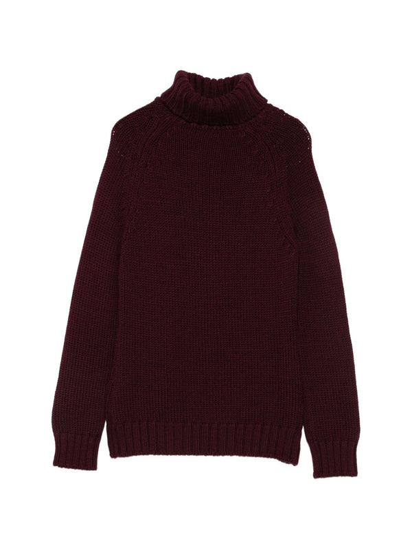 Wool Turtle-Neck Sweater