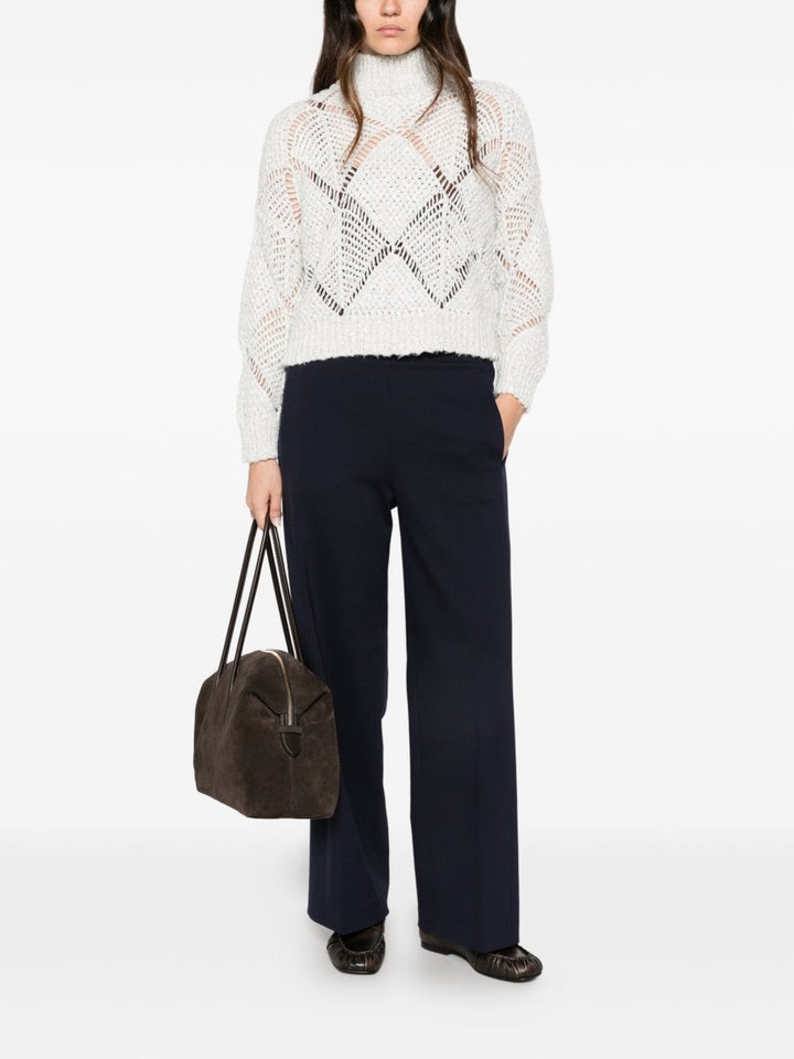 Via Masini 80 Trousers Blue