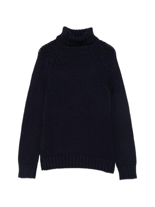 Wool Turtle-Neck Sweater