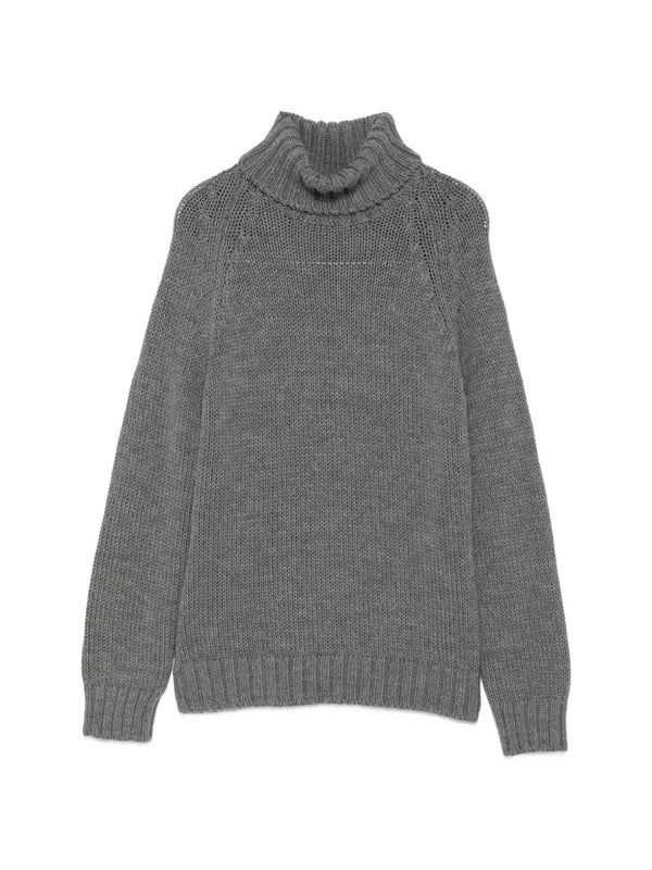 Wool Turtle-Neck Sweater