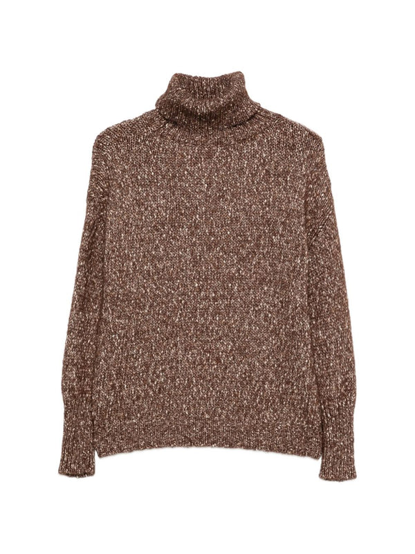 Cotton And Wool Turtle-Neck Sweater