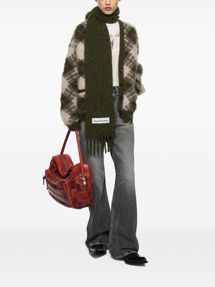 Acne Studios Scarfs - GREEN | bbeeda0a9f66fcdc02aea380074a067950668834