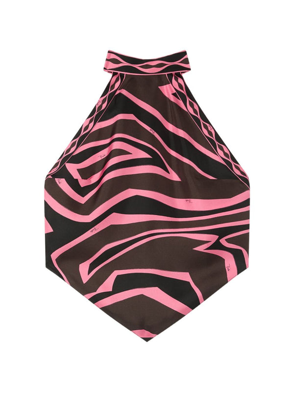 Printed Silk Top