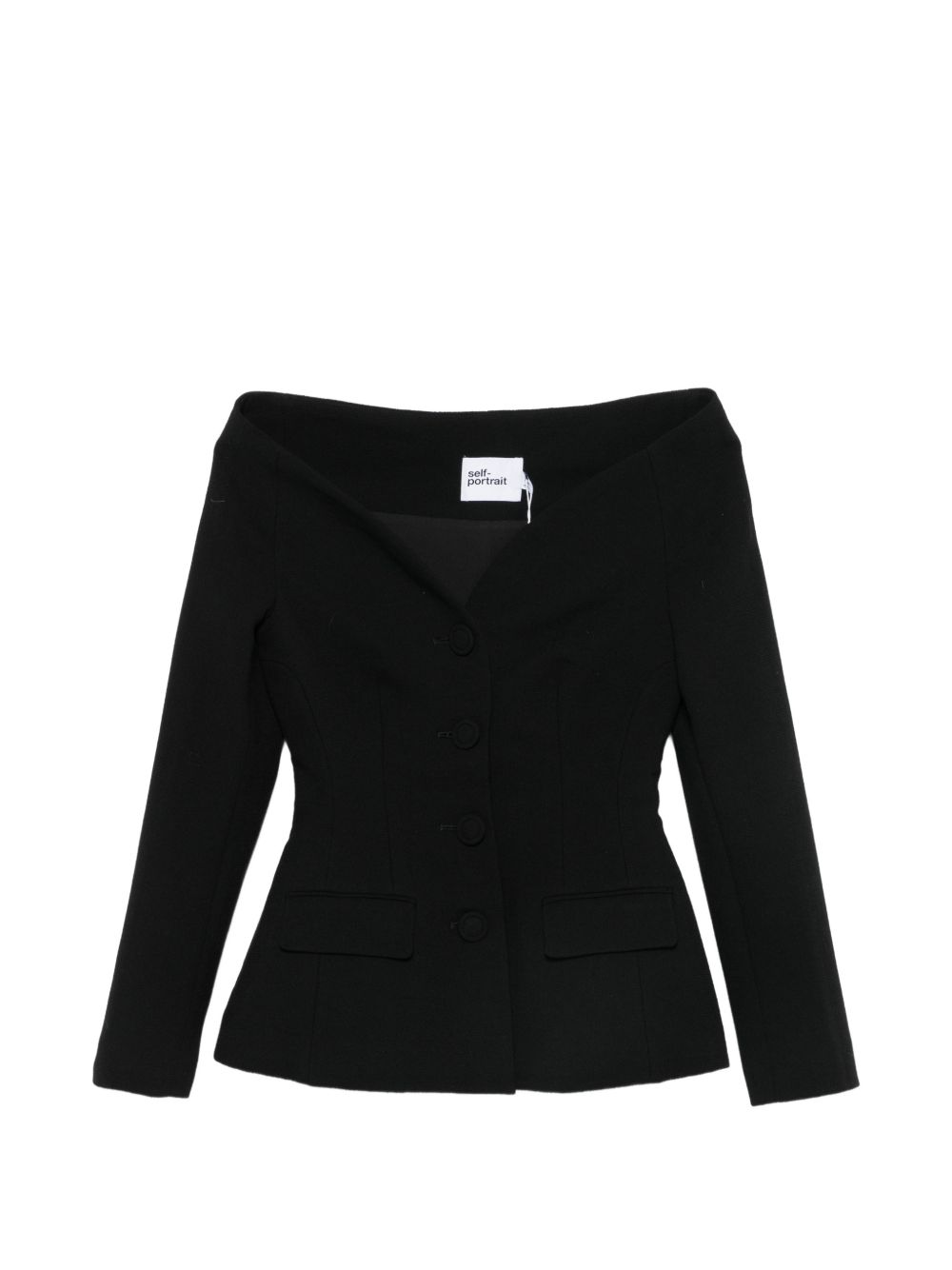 Self-Portrait Jackets - BLACK | d67f754049a366541480d6c810b9f6601e4bbe6c