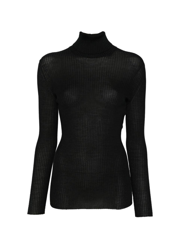 Wool Turtle-Neck Sweater