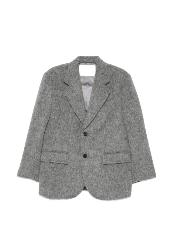 Wool Blend Blazer Jacket