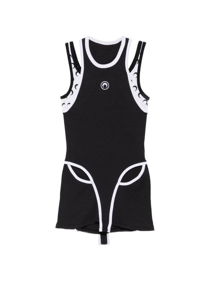 Marine Serre Moon Short Catsuit