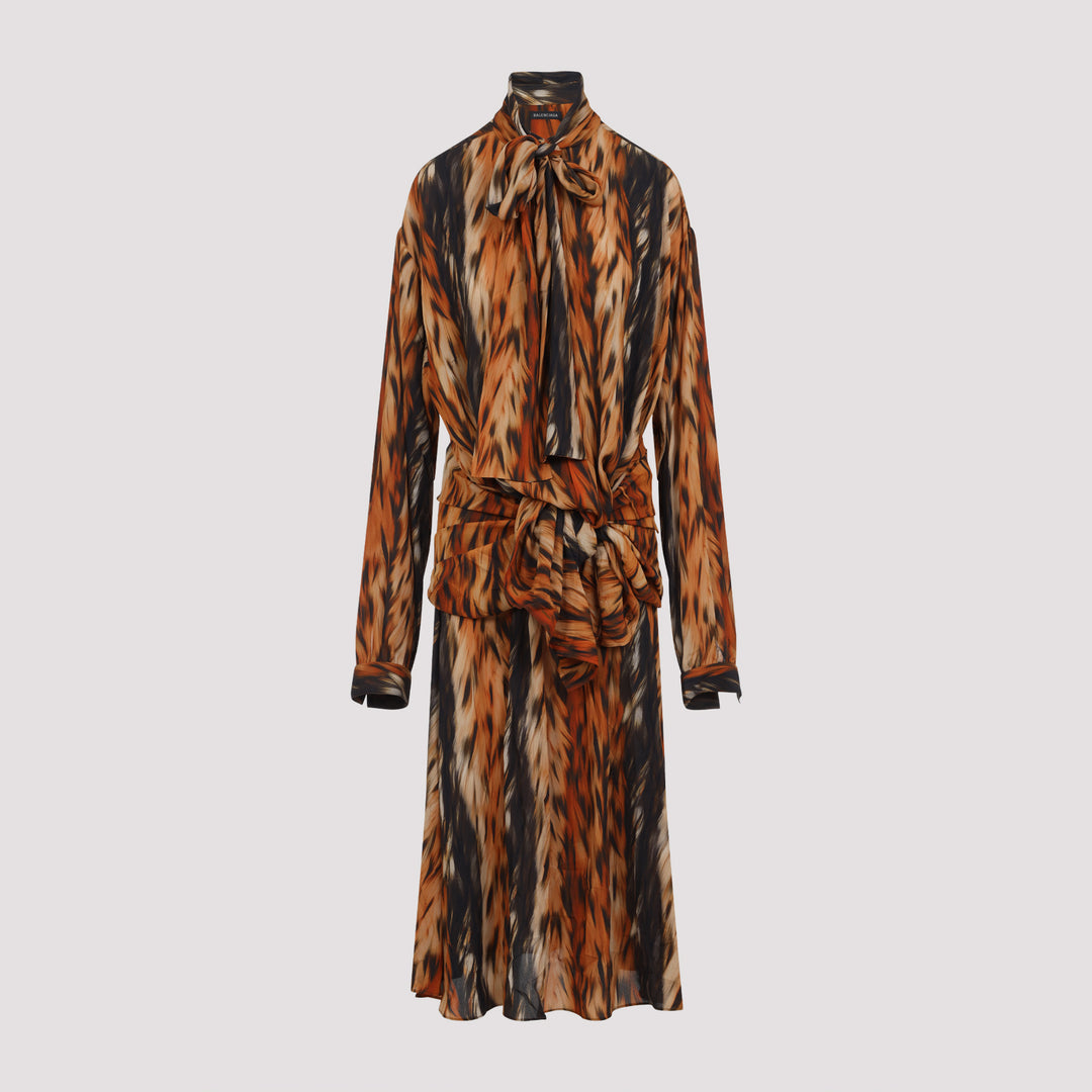 Balenciaga Midi dresses - Brown | b19dd975d835c2f9e96840b4e66d79392544139a