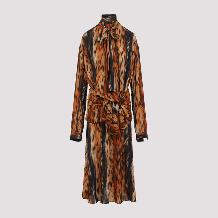 Balenciaga Midi dresses - Brown | b19dd975d835c2f9e96840b4e66d79392544139a