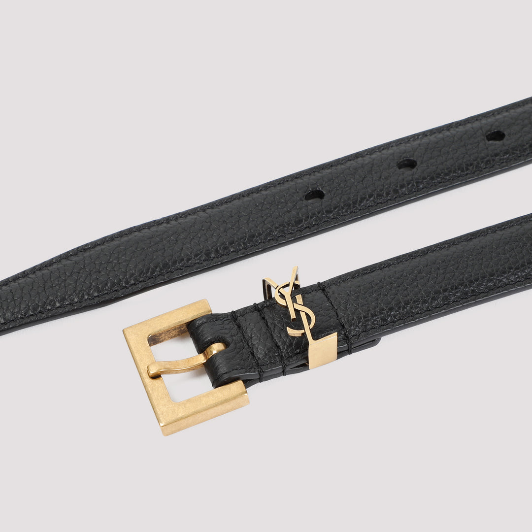 Saint Laurent Belts - Black | a26f90d0e57b323cf63835afe243d37df8752180