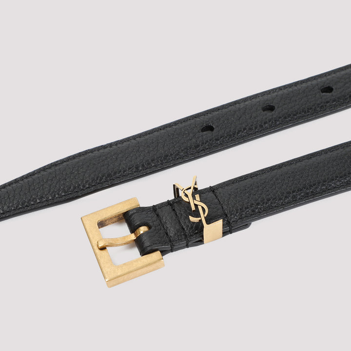 Saint Laurent Belts - Black | a26f90d0e57b323cf63835afe243d37df8752180