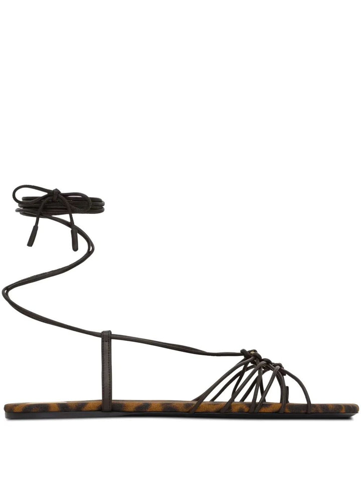 Saint Laurent Paris Sandals - Brown | cd10afc6d783067f2a26db11ba6f0dae1404519a