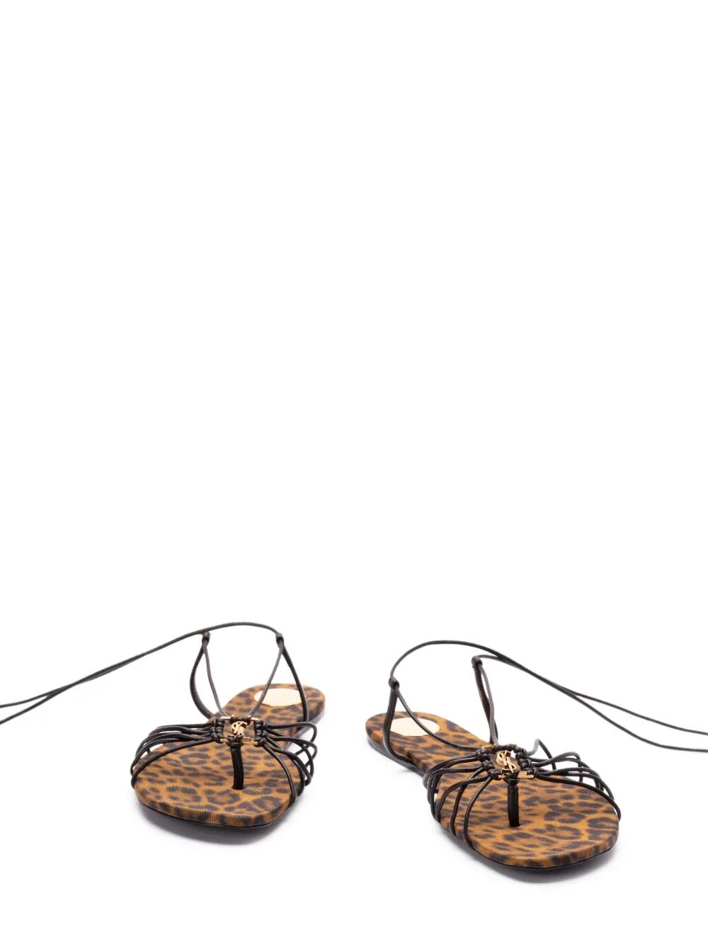Saint Laurent Paris Sandals - Brown | 8c9314e823b1aa9a229366ac7ff5c514008cb1af
