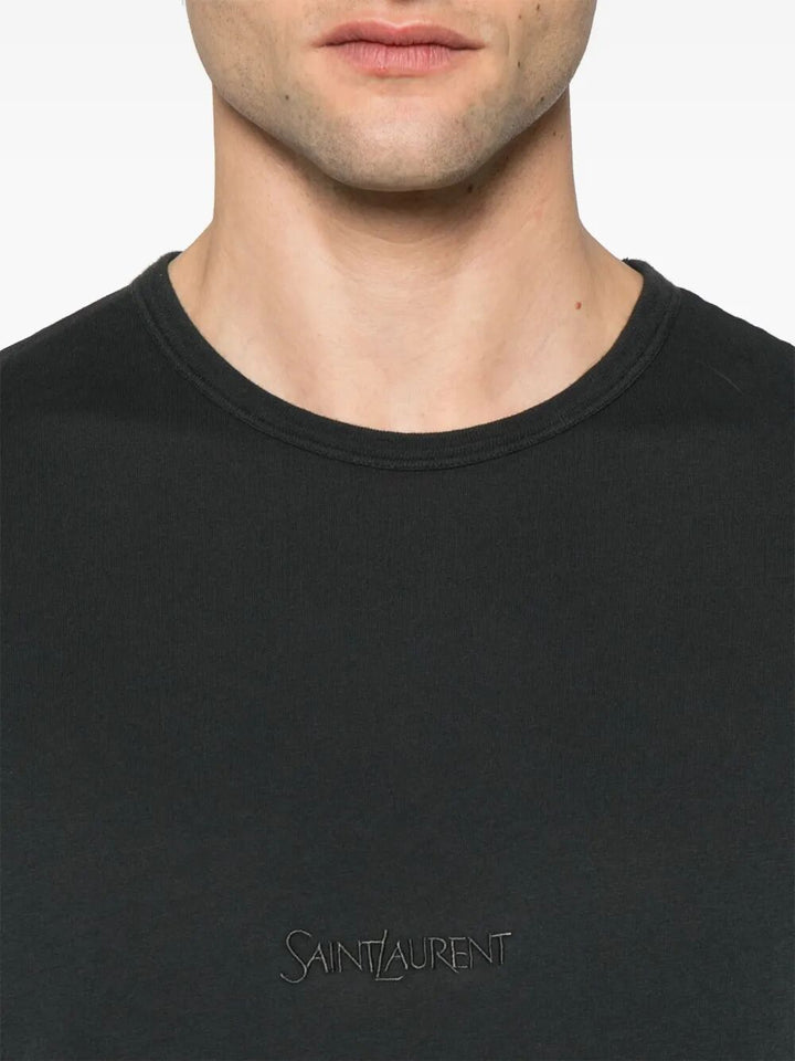 Saint Laurent Paris T-shirts - Black | d83c756a2b6f08a89d4a26ddf2bfd788a189ac63