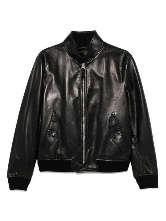 Harrington Leather Bomber Jacket
