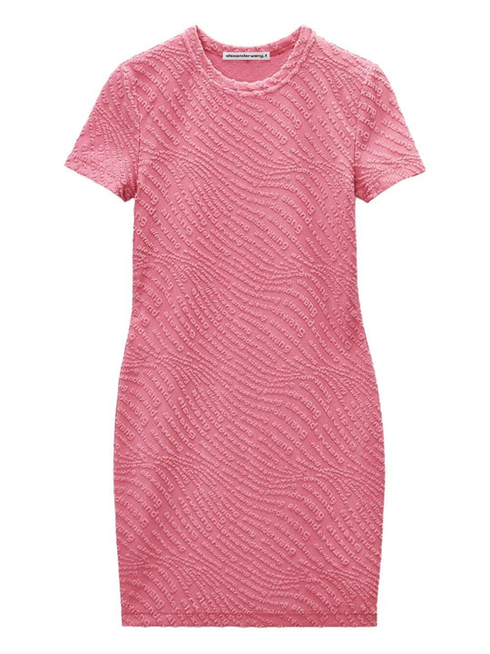Logo Jacquard Mini Dress