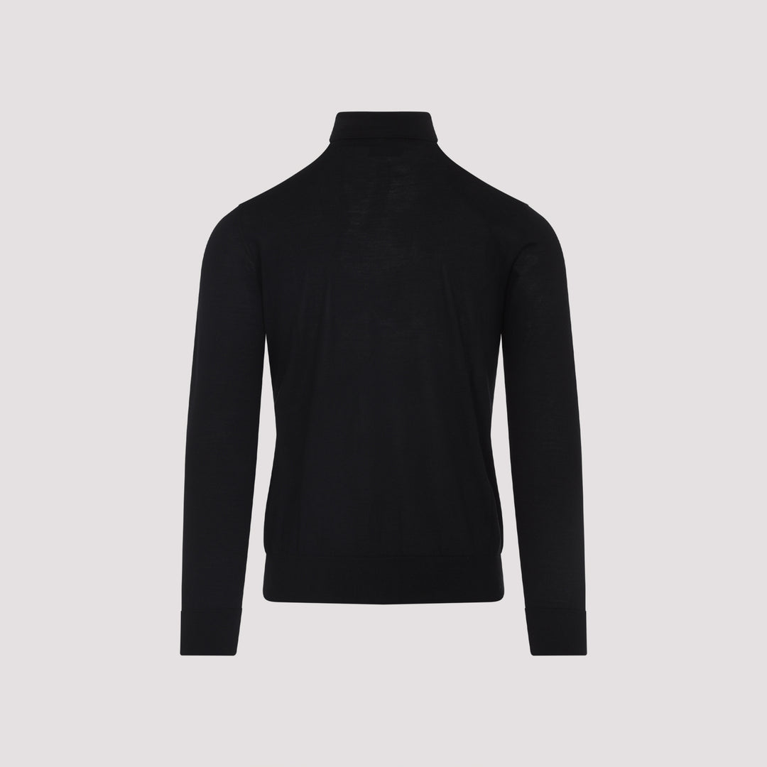 Brioni Turtle neck - Black | c3d828a3ba39b4aac051851bad939a9fca9555d8