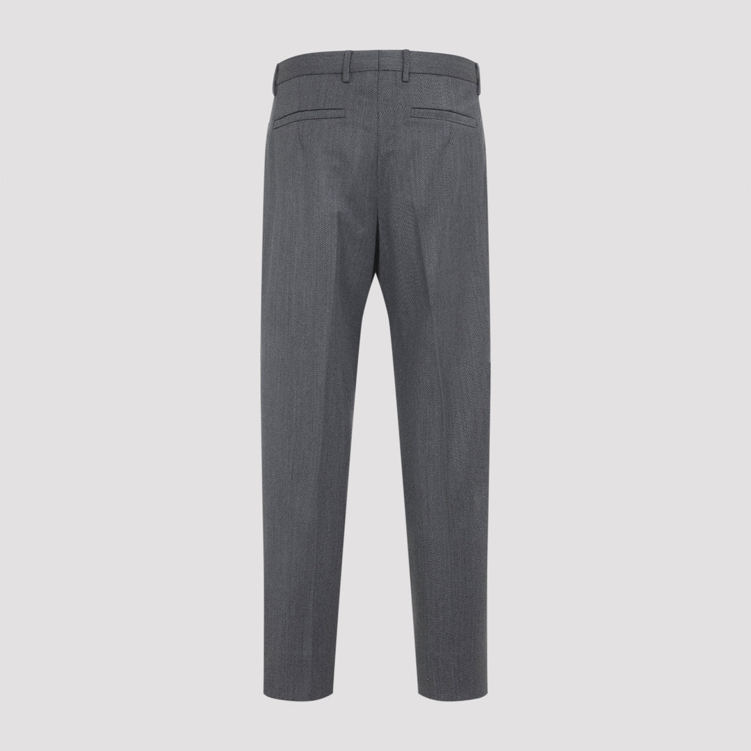 Zegna Regular & straight leg - Grey | 8a305e51e8b02abd3f68e71eedcd76a4c4cc9e7f