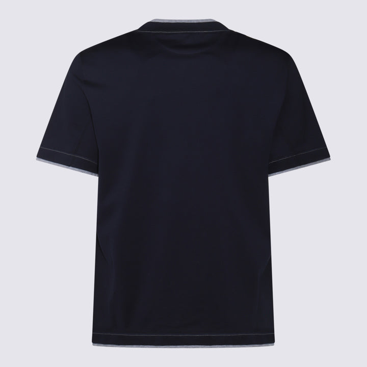 Brunello Cucinelli T-shirts and Polos - Navy | be11d07b567aa198ae1827754c0bab4fd4792725