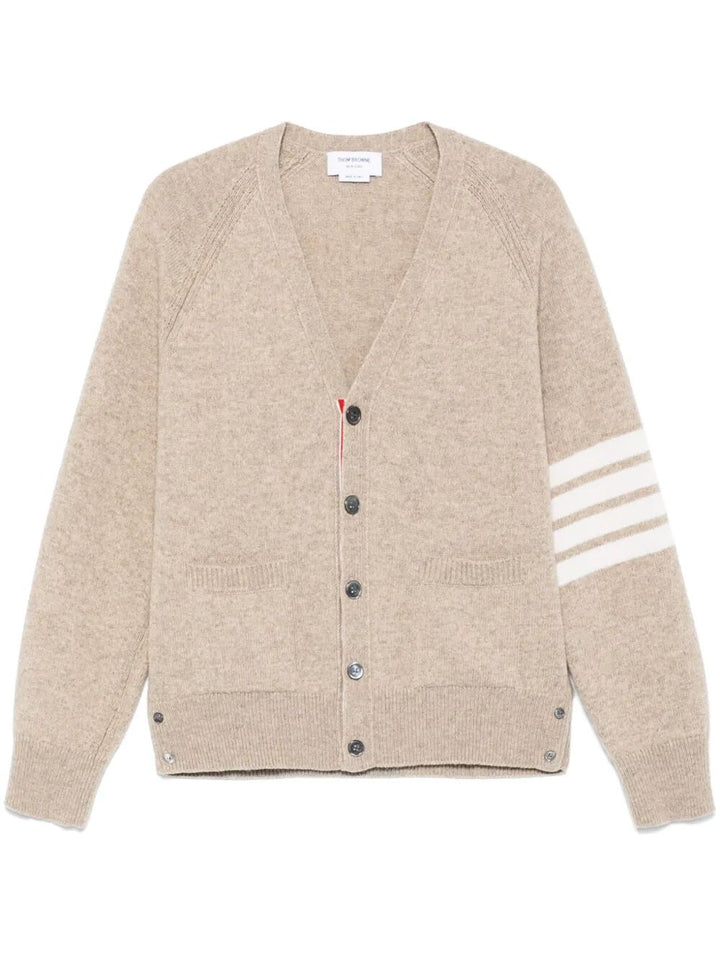 Thom Browne Cardigan - Nude & Neutrals | be1eefb97d35fb9e9460e53895d15900296da53e
