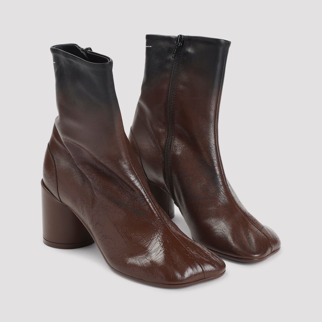 Mm6 Maison Margiela Boots ankle - Brown | c73fed19a196ab18779624fb337ff4d89cff0a72