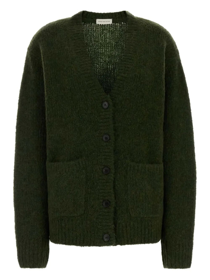 Dries Van Noten Cardigan - Green | c018b76b8955d22a6a4118e0fee214ef2e5a4a19